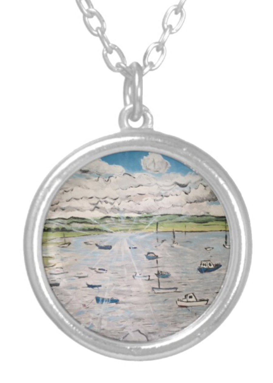 Beautiful Pendant featuring the design ‘Calm, Peace, Tranquility’