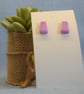  Small Geometric Gradient Earrings - Image 3