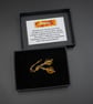 Citrine vermeil gold handmade gemstone drop earrings  : Scorpio Libra gift - Image 5