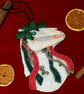 Mari Lwyd - White - Welsh Folklore - Hanging Decoration  - Image 1