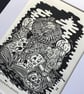 Professor Mlemlemlemlem - Limited Edition Lino Print - Occult Goat - Image 4