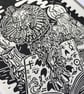 Professor Mlemlemlemlem - Limited Edition Lino Print - Occult Goat - Image 5