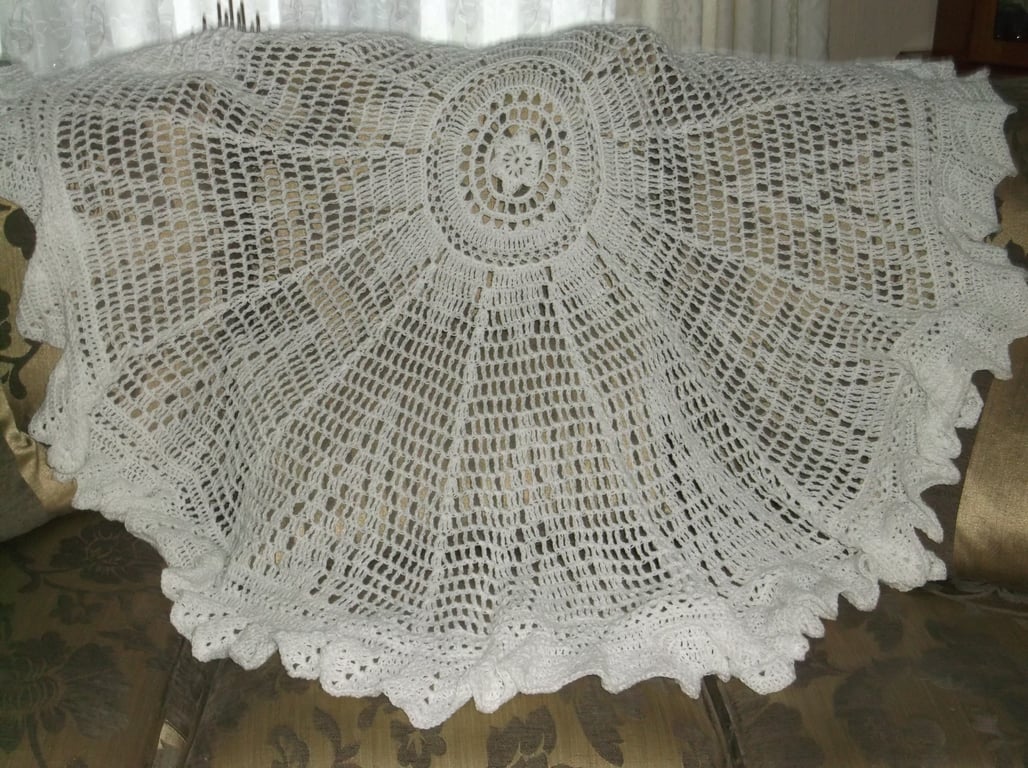 Sunburst Crochet Shawl
