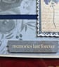 Memories Last Forever Sympathy Card – Handmade Floral Bereavement Card - Image 3