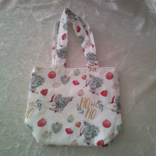 Ho Ho Ho and Little Grey Bear Gift Bag