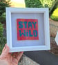 Stay Wild Modern Needlepoint Kit – Zebra Print Beginner Craft Kit - Image 3