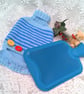 Small Hot Water Bottle and Striped Cover with Large Buttons, Child's Gift Ideas - Image 7