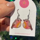 Cute Christmas Robin Earrings