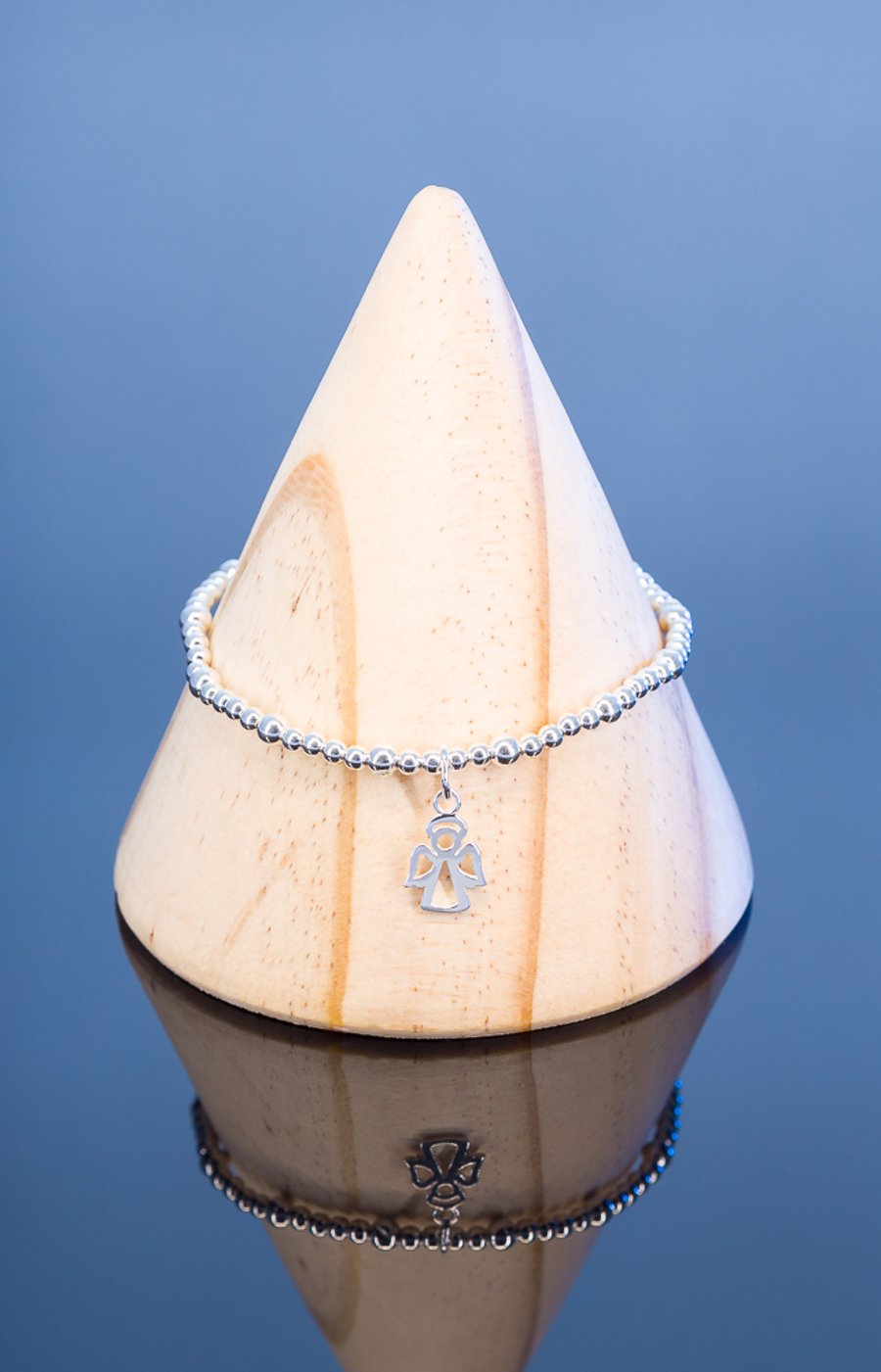Bracelet Sterling Silver with Angel Charm