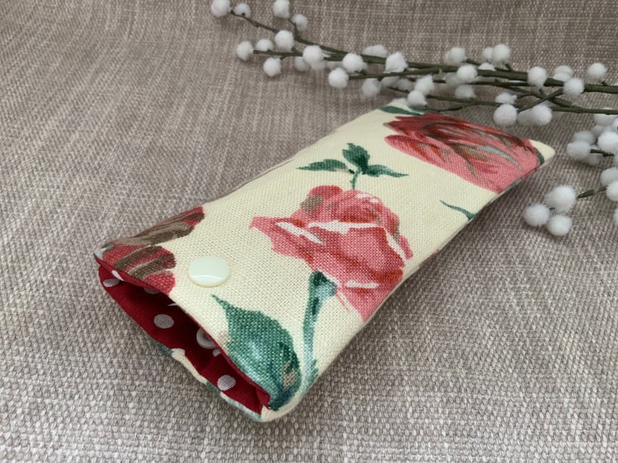 Fabric Glasses Case, Sunglasses Case, Glasses Pouch, Fabric Purse
