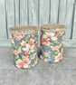 Grow Your Own Herb Garden Gift Set Personalised Vintage peaches and cream floral - Image 2