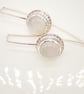 Onyx Silver Earrings Handmade  - Image 2