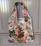 Reclaimed fabric lined shopping bag