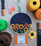 ‘Just smile…’ embroidered art hoop - Image 1