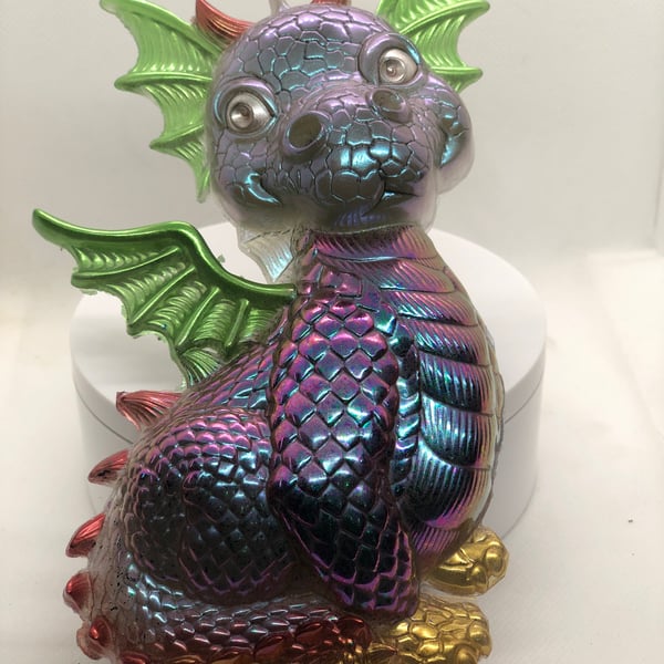 Resin Dragon Wall Hanger – Fantasy Decor for Home or Office