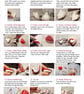 White & Red Heart Needle-Felting Starter Kit (Makes Two Keychains)  - Image 3