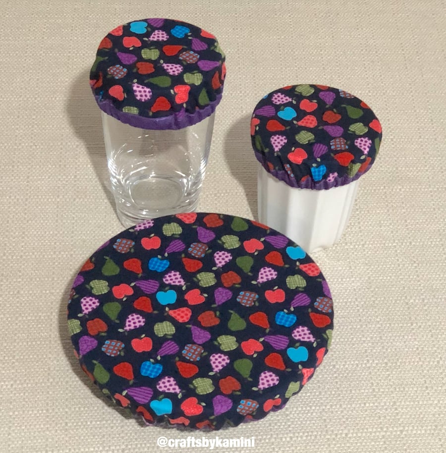 Reuseable cover for bowls, mugs, glasses (P&P included)
