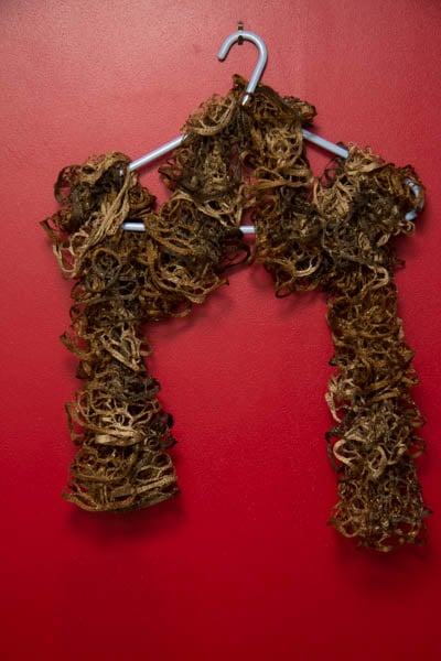 Bronze, Brown and Beige Lacy Effect Scarf