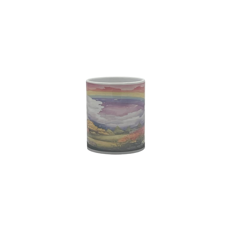 Pastel Rainbow Landscape Mug