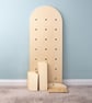 Large Curved Free-standing Pegboard Display Stand - Image 6