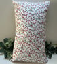 Rectangle Cushion in a vintage pink & white floral cotton fabric - Home Decor - Image 6