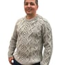 Made To Order, Hand Knitted Aran Sweater In Your Choice Of Colour And Size - Image 4