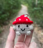 Crochet Mushroom Keyring