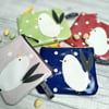 Seconds Sunday Oilcloth Chick Motif Purse or Small Makeup bag