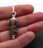 lampwork glass sparkle pendant necklace - Image 4