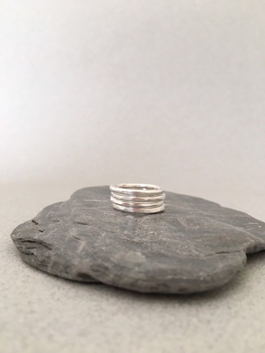 Silver Stacking Rings