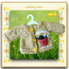 Reserved for Debbie - Spring Blooms Doll’s Cardigan 