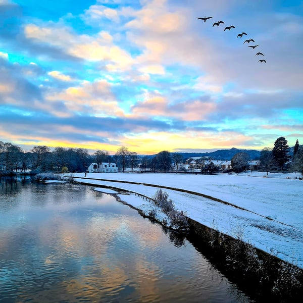 Flyover - Saltaire Photography Print (unframed, unmounted)