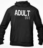 Adult( Ish) Hooded Sweatshirt Funny Adulting Parent Wife Husband Novelty - Image 1