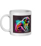 Watercolour Monkey 1 - Bright, Vivid Wildlife Mug - Image 1