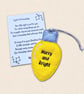 Light of Friendship Christmas Tree Decoration - Light Bulb Ornament - Image 1