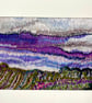 Breathe, an outdoor meditation, hand embroidered abstract landscape  - Image 4