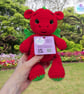 Crochet red dragon soft toy. Dragon plushie. Dragon toy. UKCA tested. - Image 9