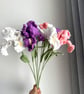 Realistic Crochet Iris Flower Summer Seconds Home Decor - Image 3
