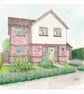 Personalised, hand-drawn house portrait in black & white or watercoloured - Image 3
