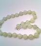 Olive Jade and Crystal Necklace with Hollow Glass Pendant Bracelet and Earrings  - Image 10