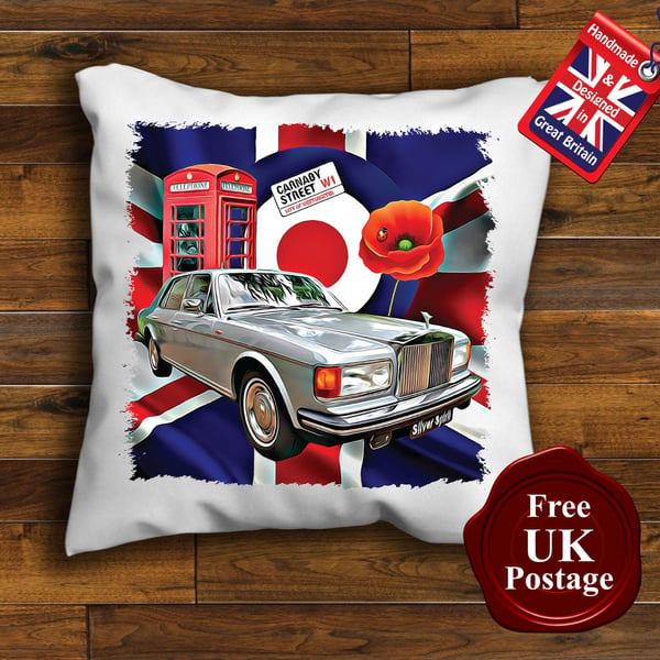 Rolls Royce Silver Spirit Cushion Cover, Choose Your Size