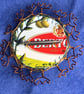 Large Covid Brooch - recycled - Image 6