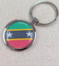 St Kitts & Nevis Flag Keyring