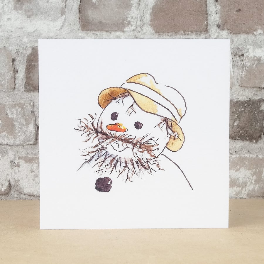 Christmas Card Snow Beard