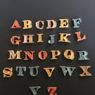 Clay foam alphabet