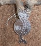 Dragon pendant etched in sterling silver - Image 3