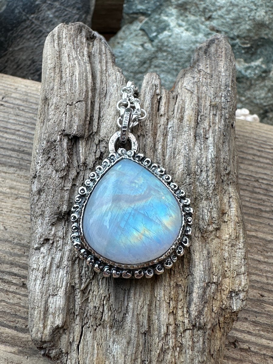 Moonstone Teardrop Pendant
