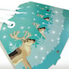 Winter Woodland Reindeer Gift Tags