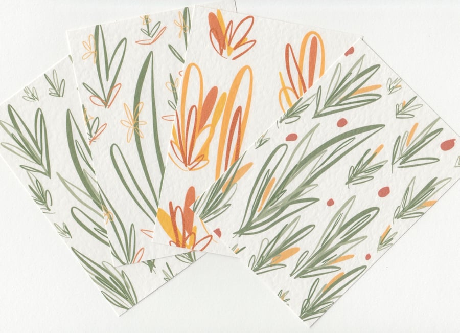 Autumn Leaves Postcard Set 