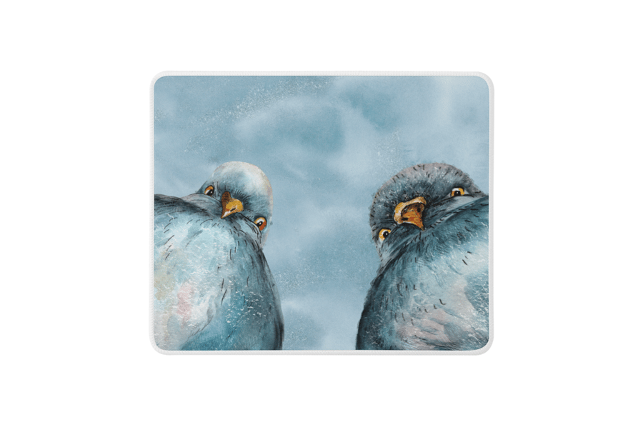 The Kray Pigeons Non Slip Mouse Pad  Mouse Mat